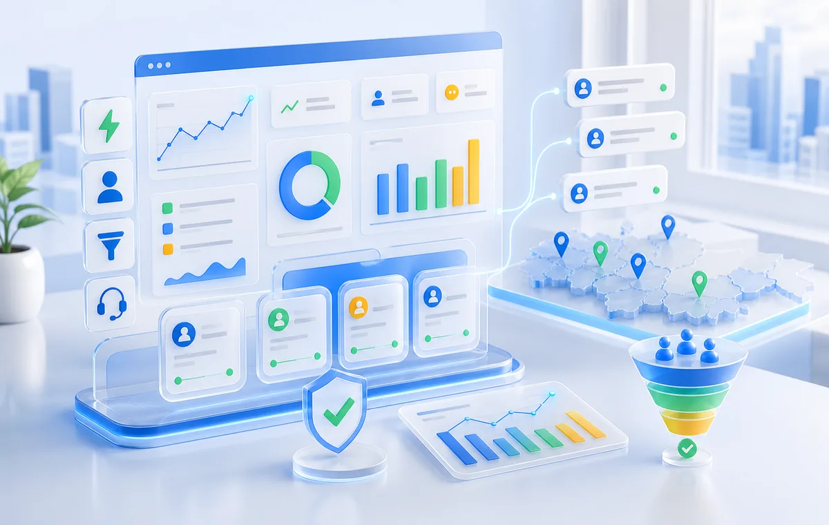AI-ассистент и аналитика заявок: сайт, CRM, статусы и отчёты